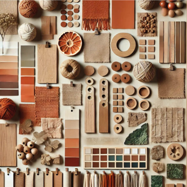Terracota: Tendencias 2025 en diseño de interiores.